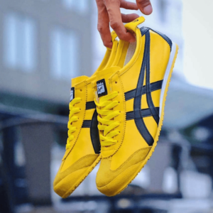 First Copy Onitsuka Tiger Mexico 66 Yellow Black Shoes