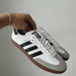 First Copy Replica Adidas Samba White Black Mens And Womens Shoes