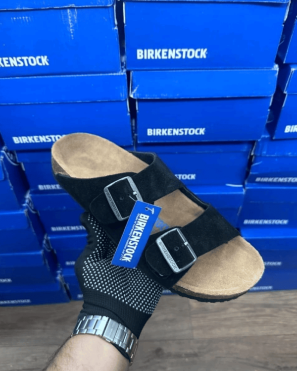 First Copy Replica Birkenstock Arizona Leather Sandals Black