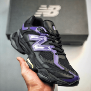 First Copy Replica New Balance 9060 Black Purple Rain Shoes