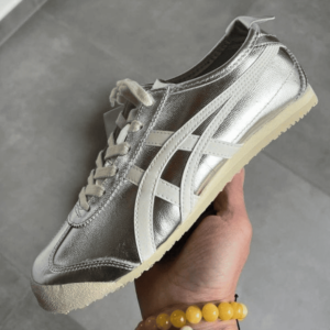 First Copy Replica Onitsuka Tiger Mexico 66 Silver Shoes