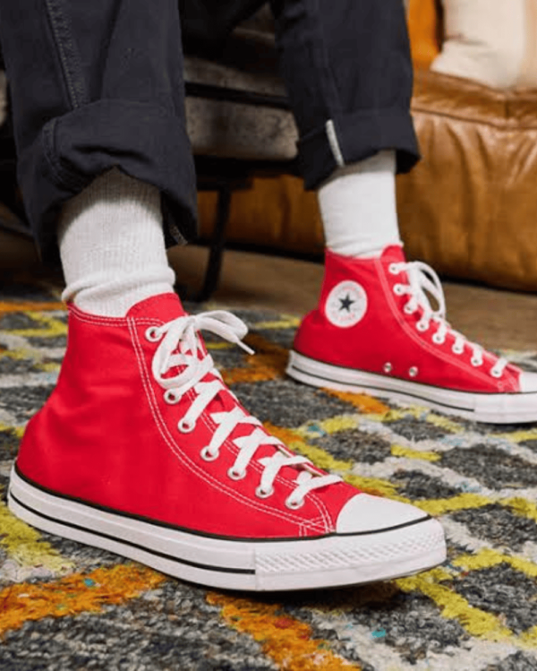 First Copy Red Converse Chuck Taylor All Star Shoes For Men