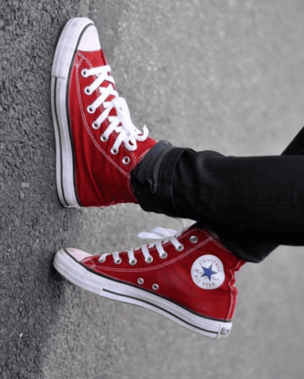 First Copy Red Converse Chuck Taylor All Star Shoes For Men